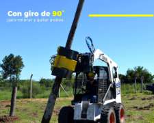 Garra para Postes Implemento Minicargadora