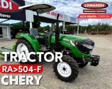 Tractor Chery Ra504, 58hp 4X4 Disponible