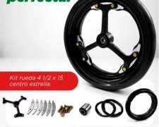 Kit Rueda 4 1/2 X 15