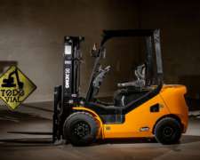 Autoelevador Xcmg FD25 2.500kg T/T 4.5mt Diesel Todo Vial