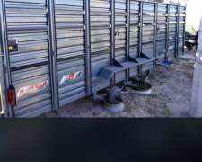 Trailer Jaula Cigueña 6 X 2.1 C/freno Eléctrico Apto Senasa