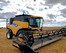 New Holland CR 6080. SS Draper 30p. Mapeo. M 1000 Hs