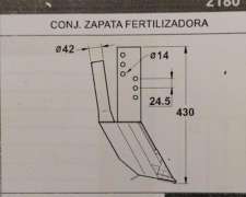 Conjunto Zapata Fertilizadora