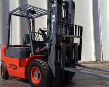 Autoelevador Michigan Me30-45t Triple Con Desplazador