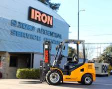 Autoelevador Iron Idf 2.5t Torre Triple Desplazador Lat