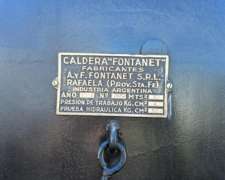 Caldera Generadora de Vapor 20 Mts 2 Pasaos a Leña o GLP