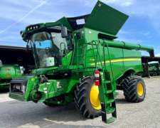 John Deere S680 Americana año 2015 con Draper JD 640fd.