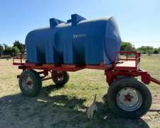 Acoplado con Tanque Plástico - 8.000lts - de Arequito
