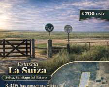 Vendo Total o Parcial 3405 Has Selva, Santiago del Estero