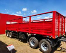 Acoplado Ombu 4 Ejes - Baranda Volcable (52.5 TN)