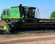 Cosechadora John Deere 9650, Americana, año 2000, Motor Repa