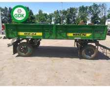 Acoplado Playo Rural Md10 10tn 6x2.4 Mts Mancini