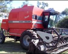 Cosechadora Massey Fergusson 5650, año 2004, 6.500 HS, Plata