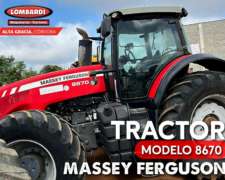Tractor Massey Ferguson 8670