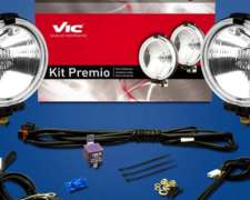 Faro Redondo Luz Largo Alcance 313 Kit
