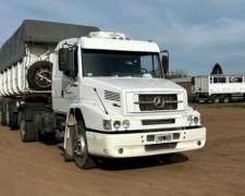 Mercedes Benz 1634 con Batea Hermann 2015