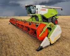 Cosechadora Claas Lexion 75o con Orugas