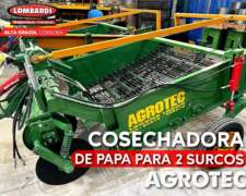 Cosechadora de Papa 2 Surcos Agrotec Cheques sin Interés