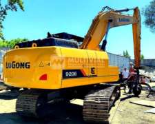 Excavadora Liugong Clg920e 22tn 150hp Balde 1M3 - Anticipo