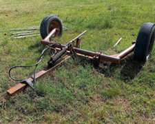 Transportador De Rollos Hidráulico, P/ 1 Rollo Con Cilindro