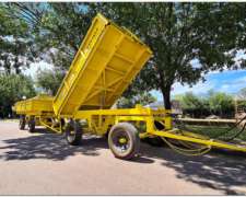 Acoplado Volcador Trasero para 3/4 TN. Dos Ejes