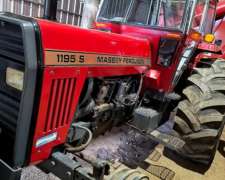 Massey Ferguson 1195 S, año 1990, 4x2, Doble Embrague, Bomba