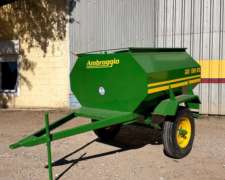 Acoplado Tanque 1000 Y 1500l De Chapa Ambroggio