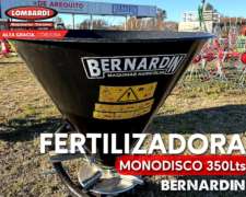 Fertilizadora Monodisco de 350lts para Tres Puntos