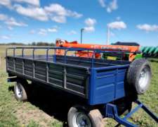 Acoplado Playo 4 X 2 Mts con Barandas Volcables