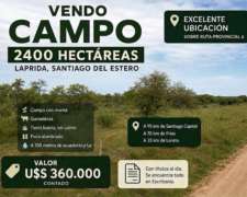 Campo en Santiago del Estero. la Prida