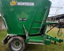 Vertical Montecor 14m3 con Reductora y Balanza Magris