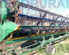 Plataforma John Deere 630 Draflex, año 2007. 30 Pies