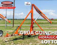 Grúa Guinche Hidráulica Loyto - Disponible