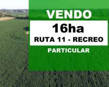 Vendo 16 Has Sobre Ruta 11 en Recreo