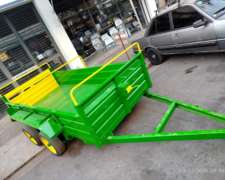 Acoplado Carro Trailer Balancín Playo - C/ Cubiertas