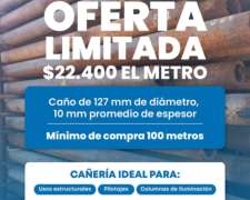 Caño 127 MM de Diámetro