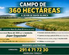 Alquilo 360 Has Ganaderas 30kg Bahia Blanca a 3km de Ruta 35