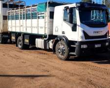 Camion Iveco Tector 170-280 con Jaula Doble Piso