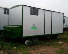 Casilla Rural 2 Camas 4.50 X 2 Mts Chapa Blanca. Rogriv