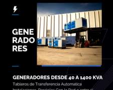 Generadores Cummins Para La Industria Y El Agro