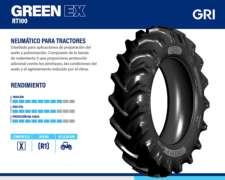 Cubierta para Tractor 16.9-28 Green EX RT100 12t. TT GRI