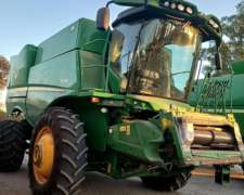 Cosechadora JD S670 con Draper