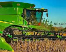 John Deere S670, 2018. 4.100/6.000 Hs. Drapper 40 P.