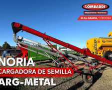 Noria Cargadora de Semilla y Fertilizante de 9mts con Motor