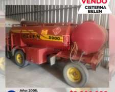 Cisterna Belén de 2.000lts.