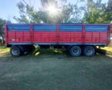 Acoplado Ombú 3 Ejes Baranda Volcable 9,30 Mts, Modelo 2012