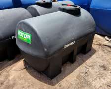 Tanque Rotor De 1100 Lts Patas Plasticas Tapa Y Salida