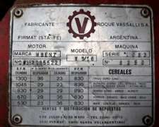 Cosechadora Vassalli 3-16 Serie 1983