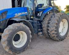 Tractor NH T7.205 Dual, 2017, 6400 HS, Caja Semipowershift.
