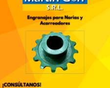 Engranajes para Norias y Acarreadores